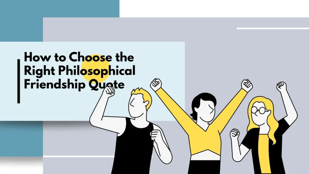 philosophical quotes about friendship